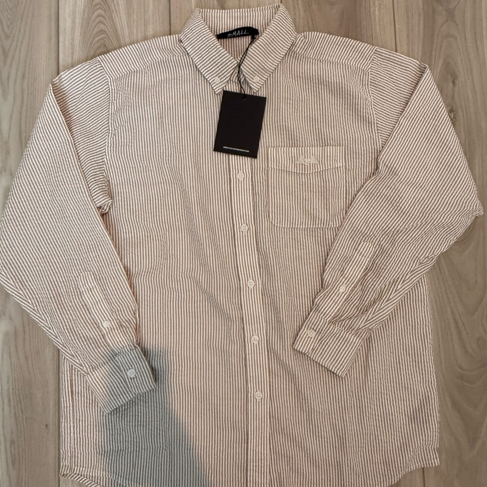 Classic Striped Button-Down Shirt
